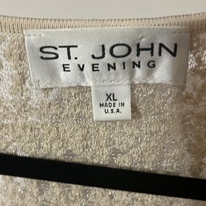 XL Beautiful Gold/Tan Saint John Evening Lace cover-up